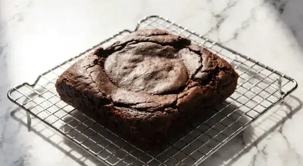 Idealny brownie, właśnie wystygł. Chcesz wiedzieć, jak zrobić brownie? Ten przepis jest dla Ciebie!