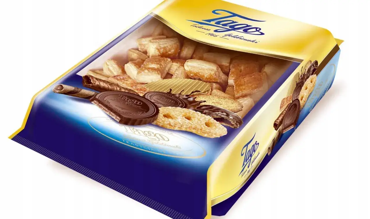 różne rodzaje ciastek Tago