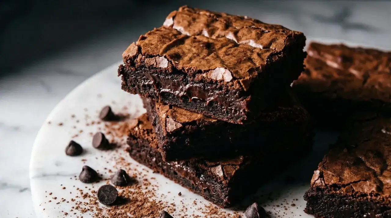Pyszne, wilgotne brownie z kawałkami czekolady. Idealne, gdy zastanawiasz się, jak zrobić brownie.