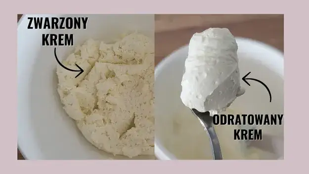 Zwarzony krem maślany jak wygląda i jak go naprawić