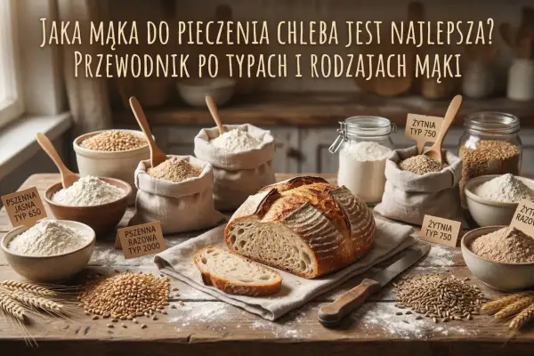 Różne rodzaje chleba i mąki: pszenna jasna, pszenna razowa, żytnia. Przewodnik po typach mąki do wypieku idealnego chleba.