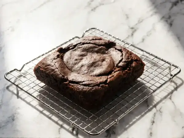 Idealny brownie, właśnie wystygł. Chcesz wiedzieć, jak zrobić brownie? Ten przepis jest dla Ciebie!
